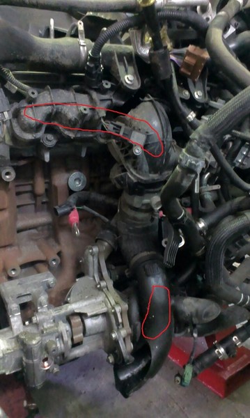 Патрубок интеркуллера 1606660280   Peugeot Boxer