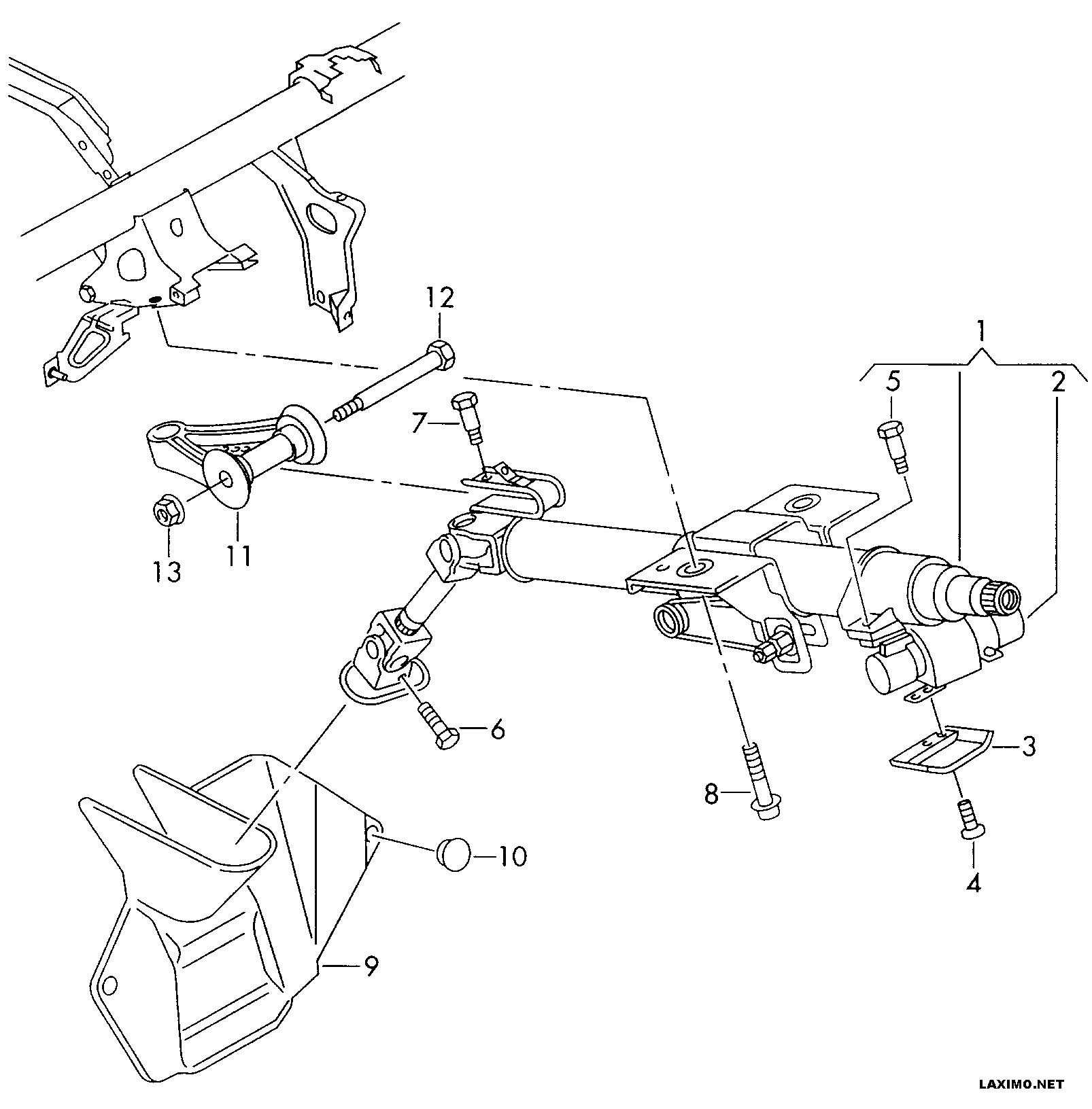 Карданний вал рульового керування 8L1419501CK   Skoda Octavia, Skoda Octavia Tour