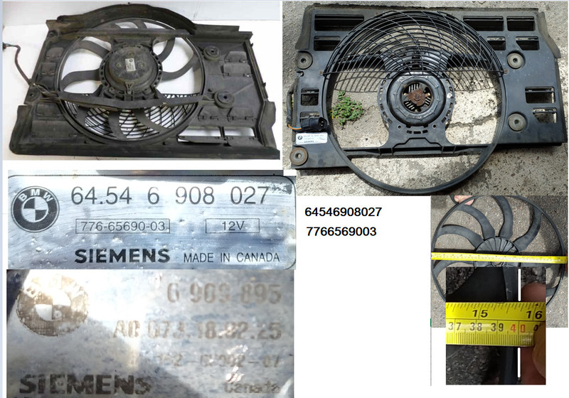Вентилятор кондиціонера 64546908027   BMW 7 Series
