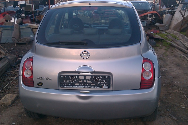 Задняя часть кузова голая Nissan Micra к12 2006 хетчбек 1.2 Бензин 
