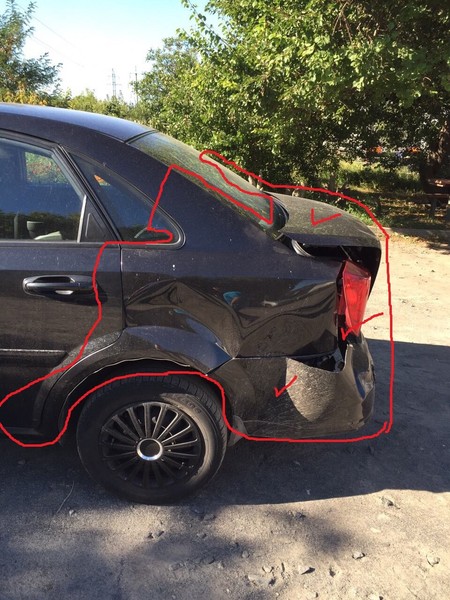 Задняя часть кузова в сборе Chevrolet Aveo 2008 г.  1.6 л бензин Черкассы