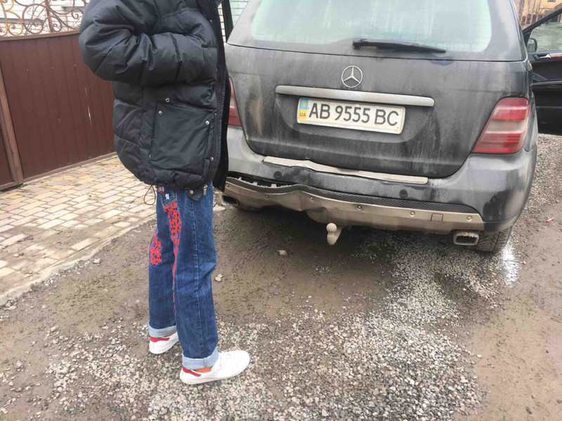 Накладки бампера заднего верх и низ Mercedes-Benz M-Class W164  2006 3.5 Бензин Харьков