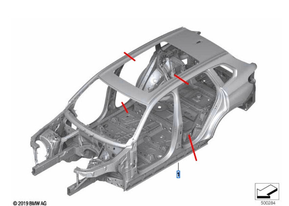 Задняя часть кузова в сборе BMW X7 G07 2022 4.4 Бензин Одесса