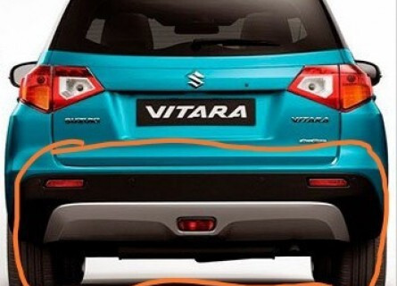 Диффузор заднего бампера Suzuki Vitara 2019 г.  1.0 л бензин Днепр