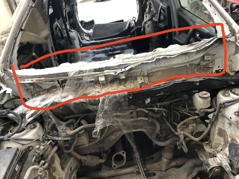 Передняя панель Toyota RAV4 2014 г.  Ковель