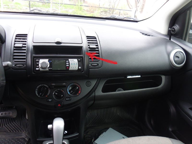 Консоль под двухдиновую магнитолу. Nissan Note E11  2010 1.6 Бензин Донецк