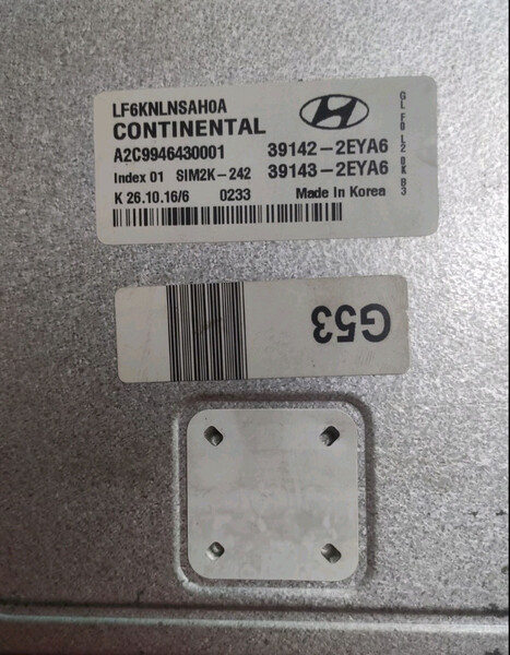ЭБУ A2C9946430001   Hyundai Sonata