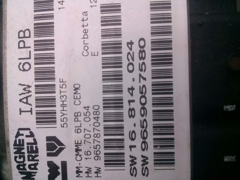 Блок керування ДВЗ Peugeot 307  2005 універсал 2.0 Бензин 