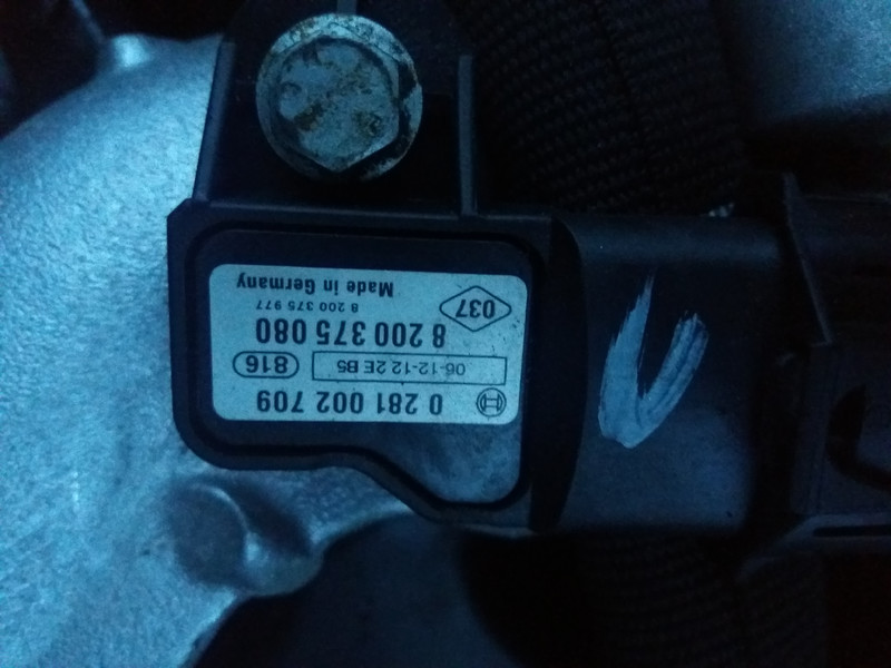 Датчик давления турбины Renault Scenic 2  2007 универсал 1.9 Дизель Луцк