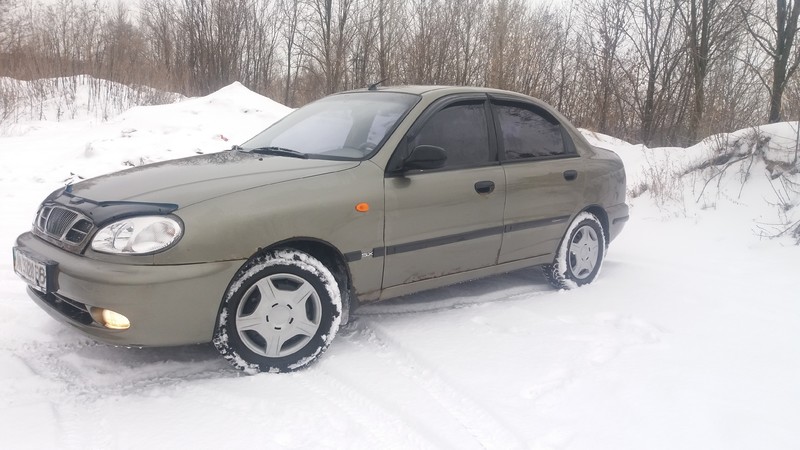 Крыло левое переднее, цвет u 62 (хакки, оливковый) Daewoo Lanos  2005 11.0 Бензин 