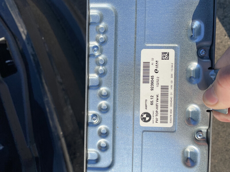 Блок hifi e70 f07 top hifi verst BMW X5 E70  2011 3.0 Бензин 