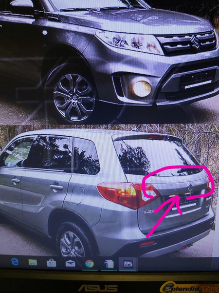 Накладка пластиковая на ляду Suzuki Vitara  2015 1.6 Бензин 