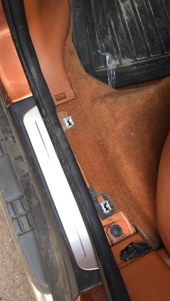 Накладка порога левая задняя Infiniti FX  2003 2.5 Бензин 