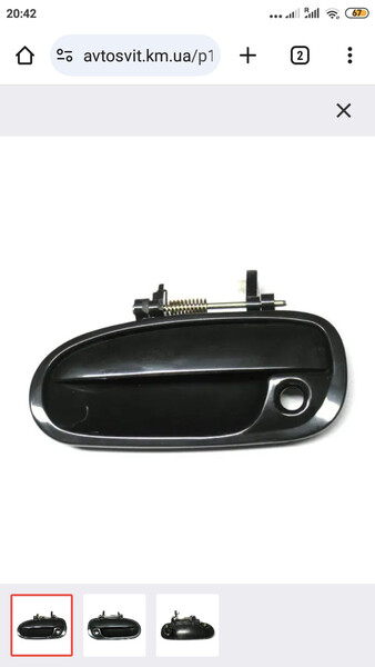 Хэтчбек правая ручка двери наружная Honda Civic 6  1998 хэтчбек 1.8 Бензин Богодухов