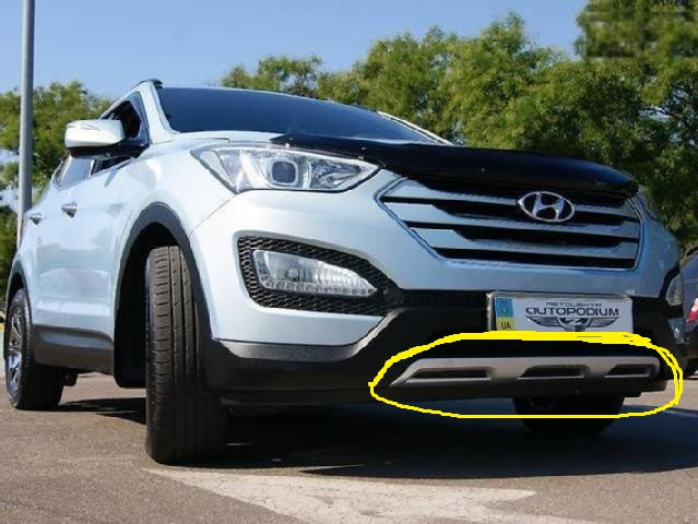 Накладка нижней части бампера Hyundai Santa FE 3  2013 Южноукраинск