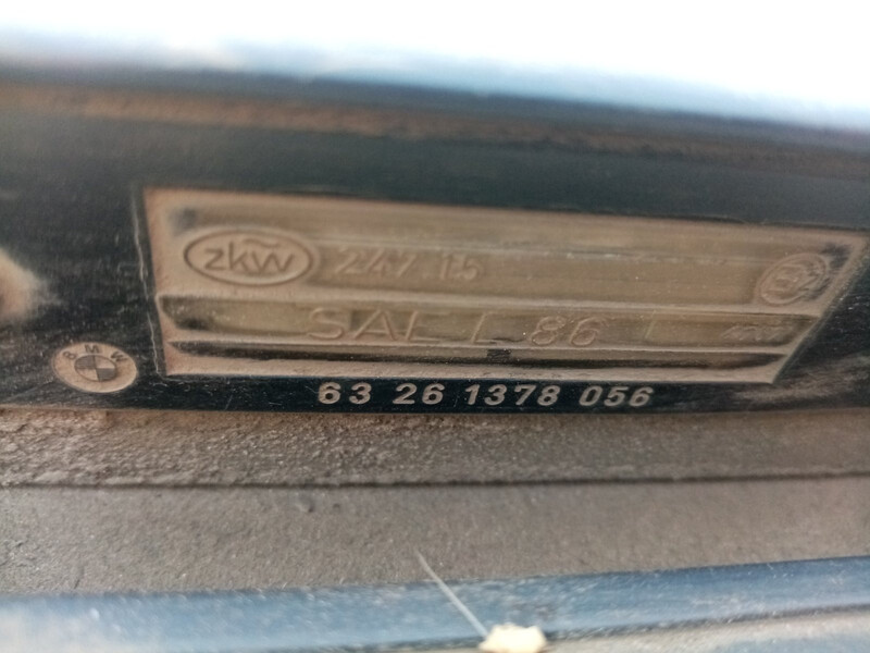 Ліхтар підсвічування номера BMW 5 Series  1988 2.0 Бензин 