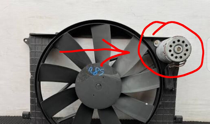 Моторчик вентилятора w 220 s 500 Mercedes-Benz S-Class  2000 5.0 Бензин Винница