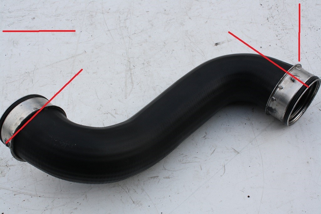 Патрубок интеркулера A2105285382   Mercedes E-Class