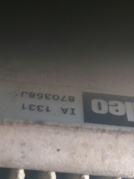 Радиатор интеркулера Opel Vectra C  2004 2.2 Дизель Гадяч