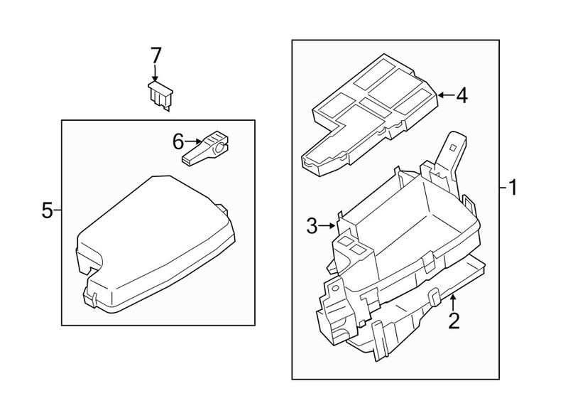 Корпус блока предохранителей KD4766767   Mazda 6