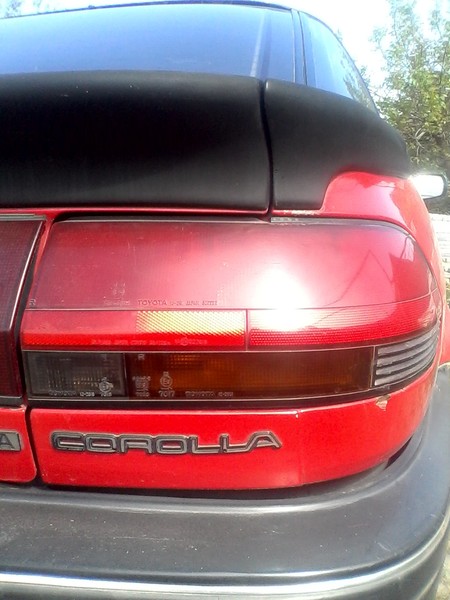 Фонарь задний левый, бампер задний Toyota Corolla  1989 хэтчбек 1.3 Дизель Орджоникидзе