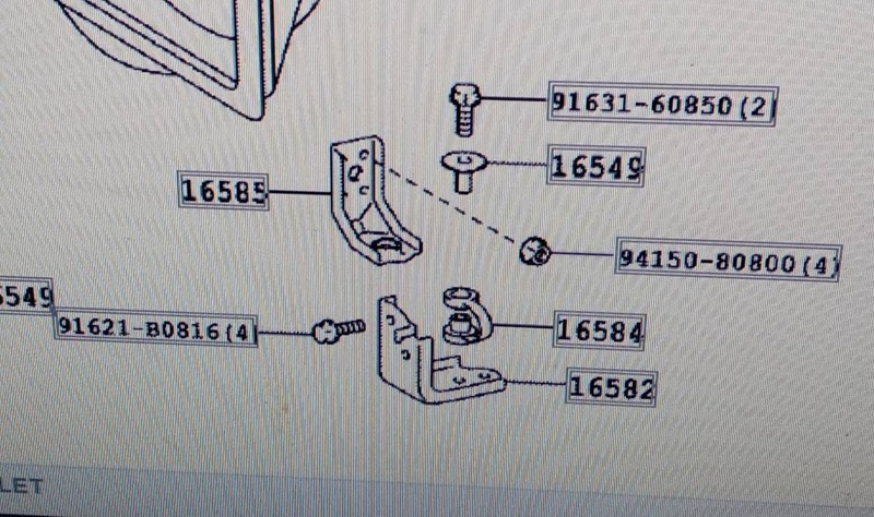 Кріплення радіатора Lexus LX 2004 г.  4.7 л бензин Луцк