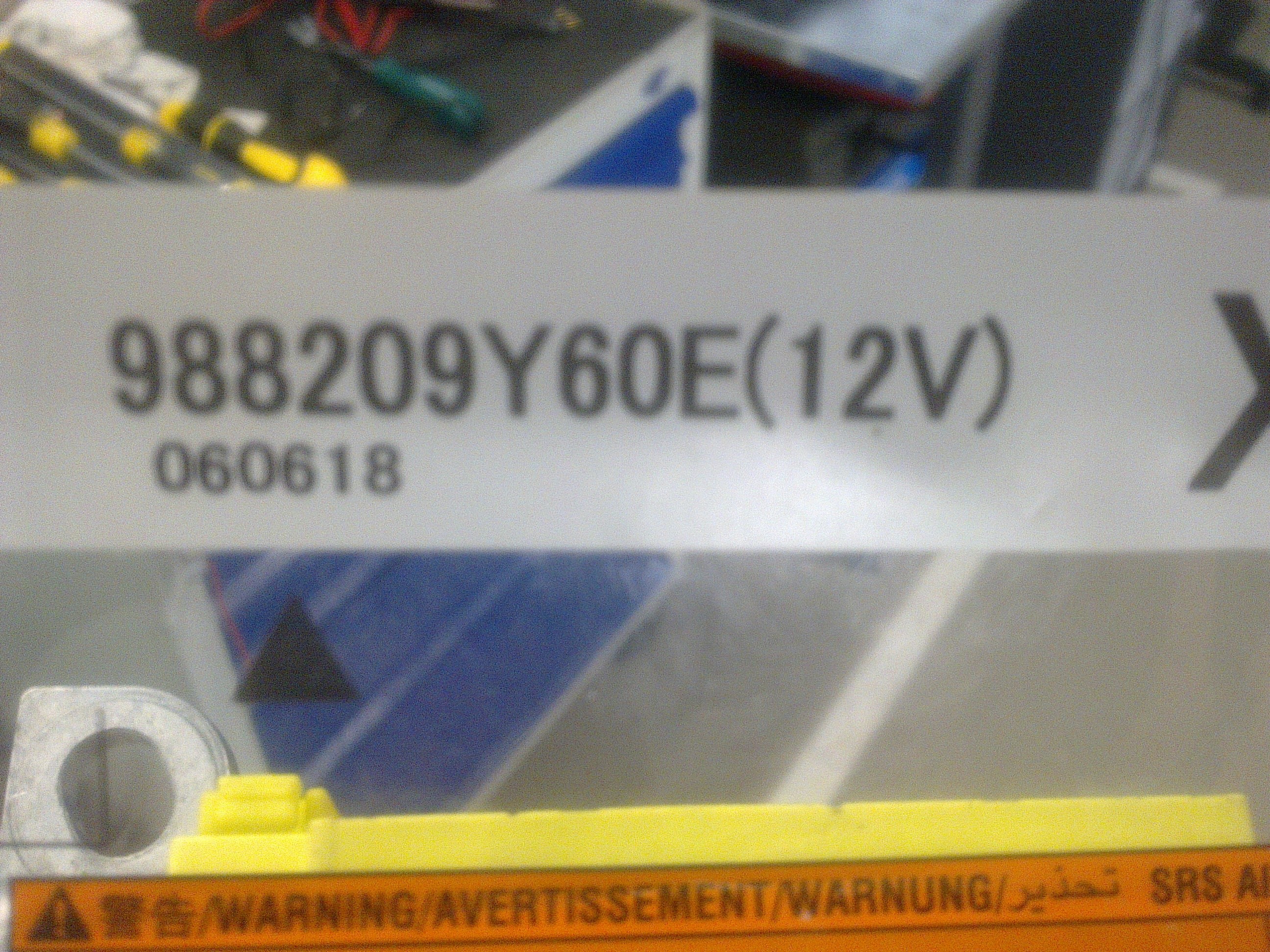 Блок керування SRS Nissan Teana J31 2006 2.4 Бензин 