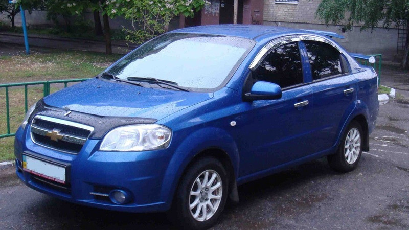 Водительская дверь синяя Chevrolet Aveo  2007 1.5 Бензин Харьков