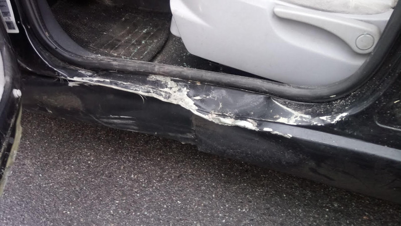 Порог левый 5d Citroen C3 168 хэтчбек 2003 г.  1.4 л бензин Луцк