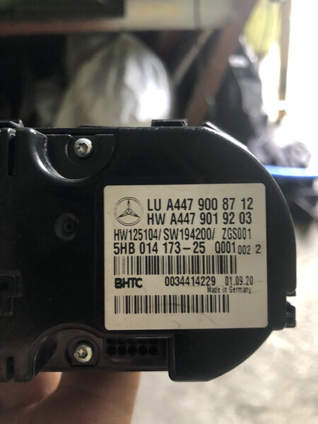 Блок управління пічкою Mercedes-Benz Vito  2020  Электро Городенка