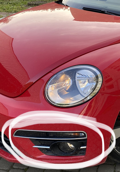 Заглушка заднего бампера правая r-line Volkswagen New Beetle  2014 купе 2.0 Бензин Луцк