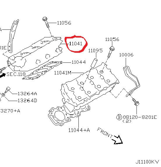 Головка блока цилиндров Nissan Maxima CLFULVAA33ESAGKNBB 2004 г.  2.0 л бензин Николаев