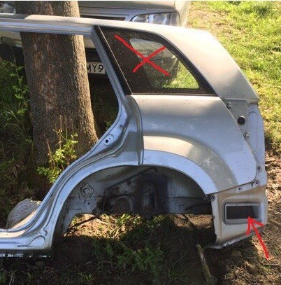 Задняя левая четверть Suzuki Grand Vitara  2007 2.7 Бензин Киев