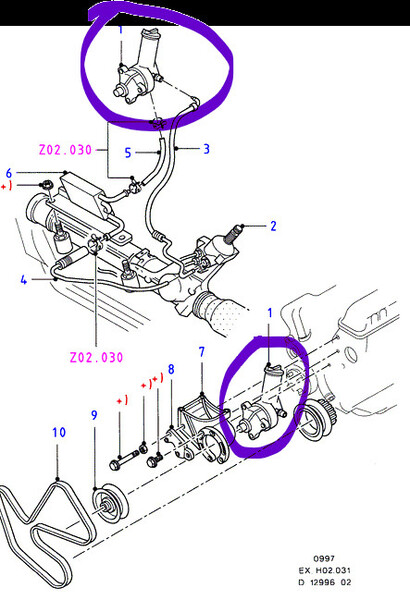 Насос ГУР Ford Explorer 1996 г.  4.0 л бензин Вараш