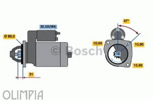 Стартер MAN F 6871 1992 р.  6.0 л дизель Хмельницький