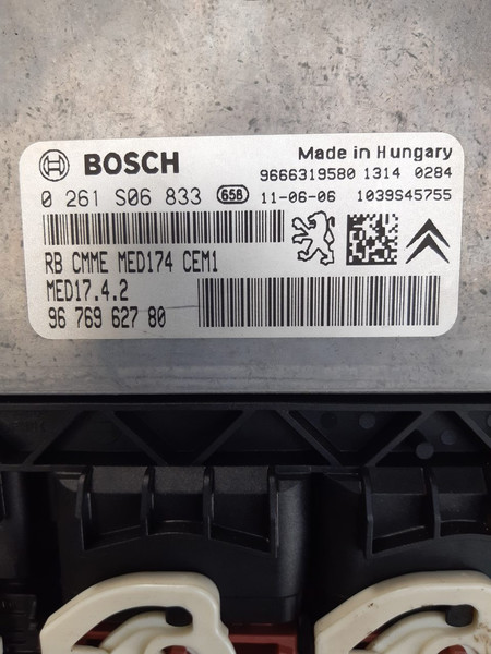 Електронний блок керування двигуном 0261S06833   Peugeot 308, Peugeot 508