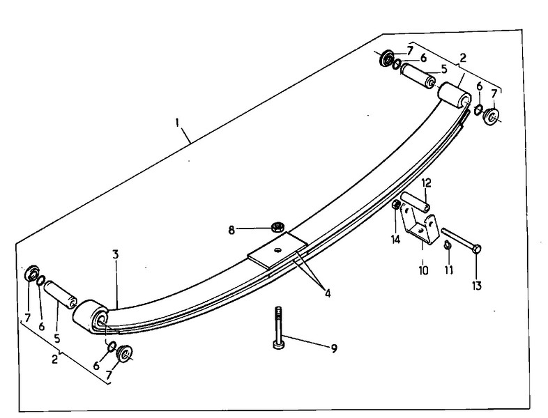 Ресора 5010294204   Renault Premium
