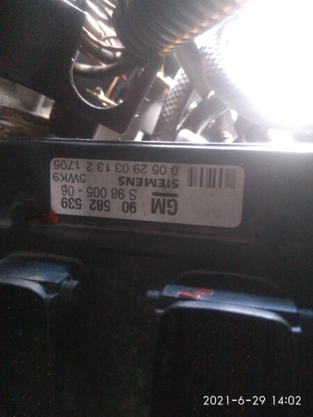 ЭБУ Opel Zafira A 2000 г.  1.8 л бензин Винница