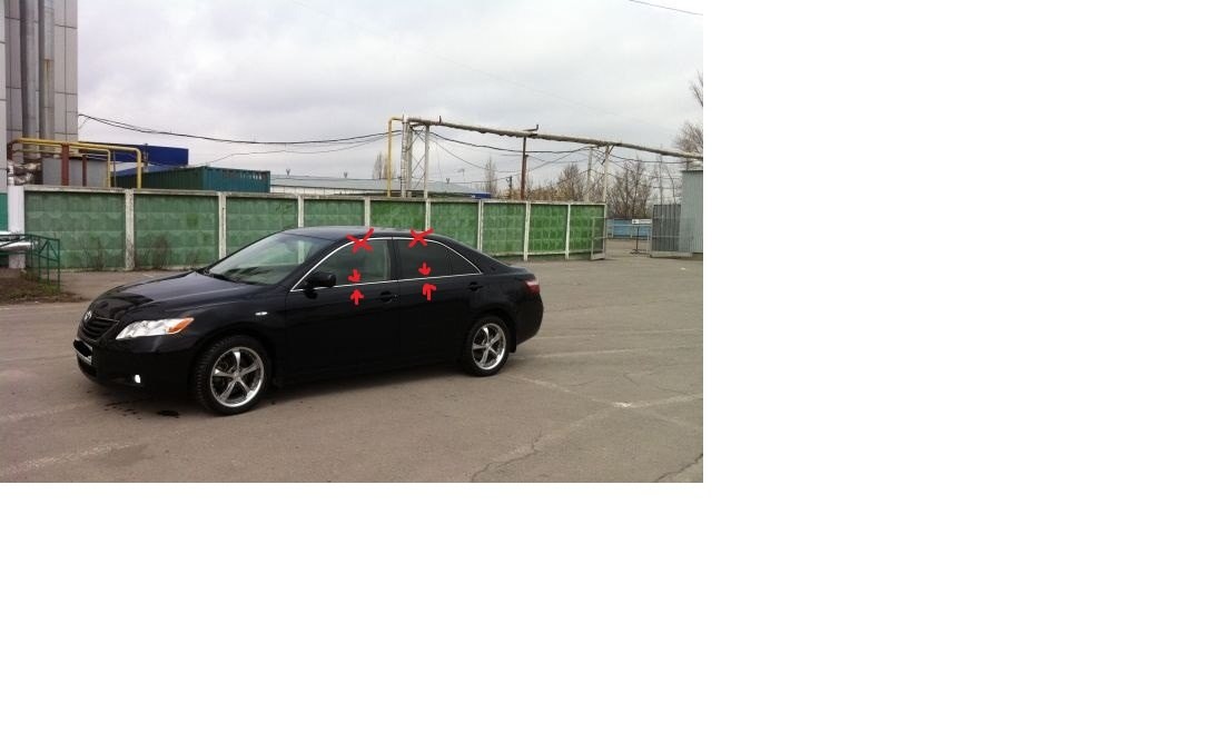 Хромовані накладки Toyota Camry 40  2007 2.4 Бензин Рівне