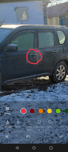 Накладка ручки замка Nissan X-Trail T31  2008 2.0 Дизель 