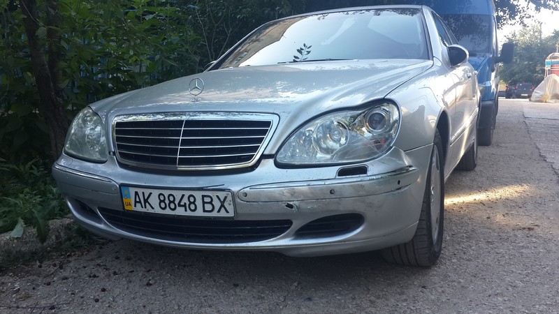Бампер передний Mercedes S-Класс 2002 г.  3.2 л дизель Симферополь