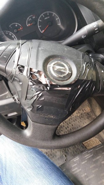 Airbag водителя Opel Combo USA, HYBRID 2014 г.  1.3 л бензин Новомосковск