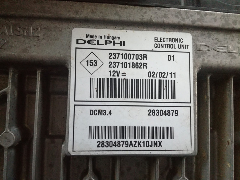 ЭБУ двигателем Dacia Duster универсал 2010 г.  1.5 л дизель Сумы