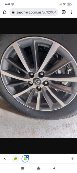 Диски легкосплавні Toyota Highlander  2018 