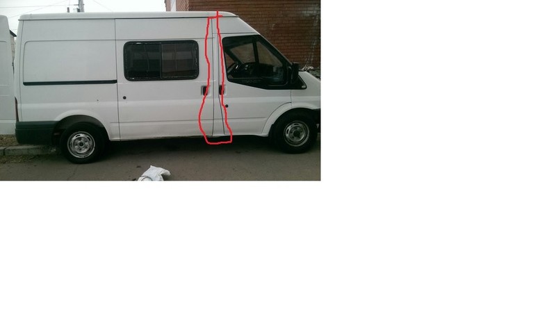 Дверь передняя Ford Transit  2007 2.2 Дизель Киев