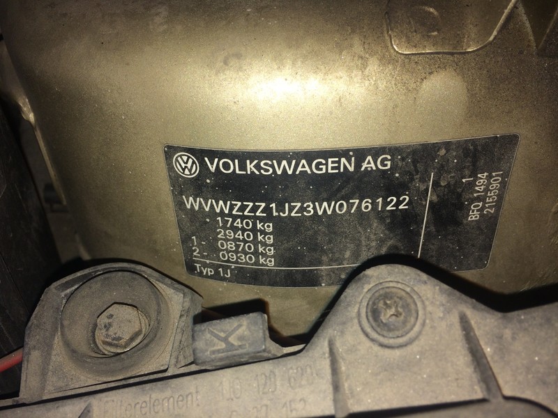 Комплект ременя ГРМ Volkswagen Bora  2002 1.6 Бензин 