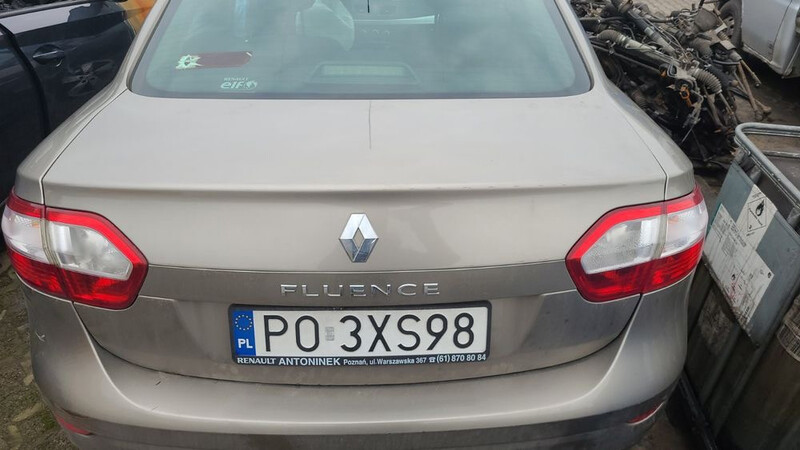 Накладка багажника Renault Fluence 2012 г.  1.5 л дизель Кропивницкий
