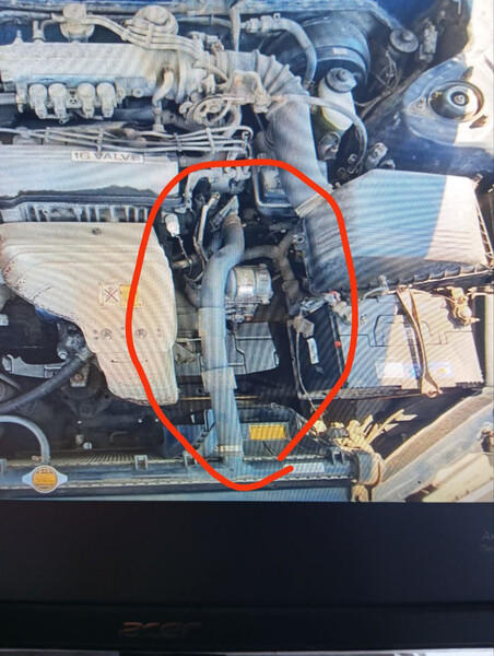 Патрубок радиатора Toyota Camry 10  1992 Одесса