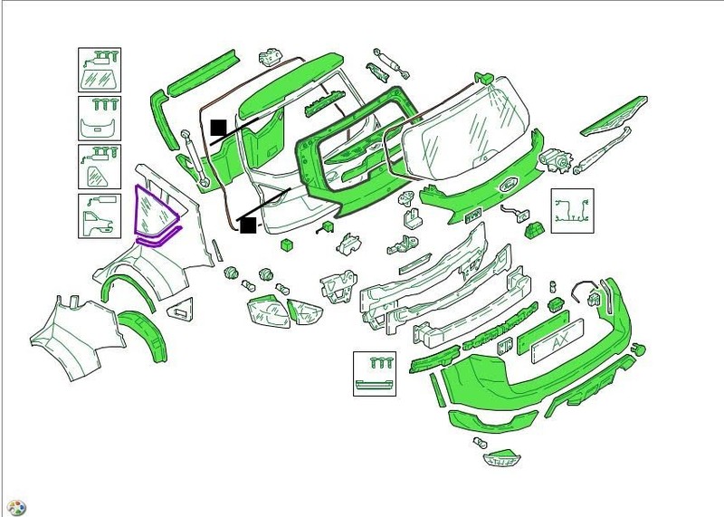 Стекло Ford Kuga 1 2012 2.0 Дизель 