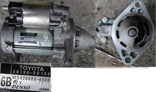 Стартер 28100-0D180   Toyota Avensis